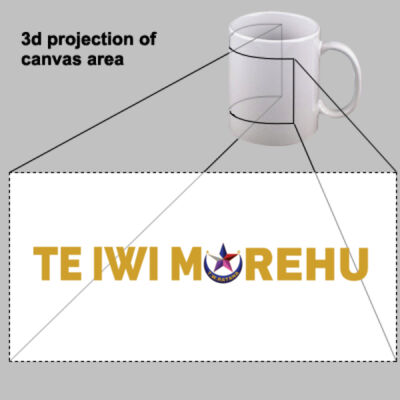 Te Iwi Morehu mug (GOLD) Thumbnail