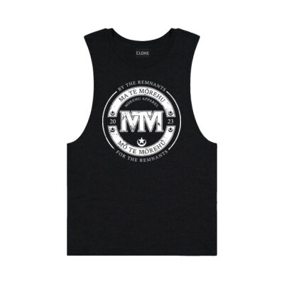 MA TE MŌREHU air tank top (white logo) Thumbnail
